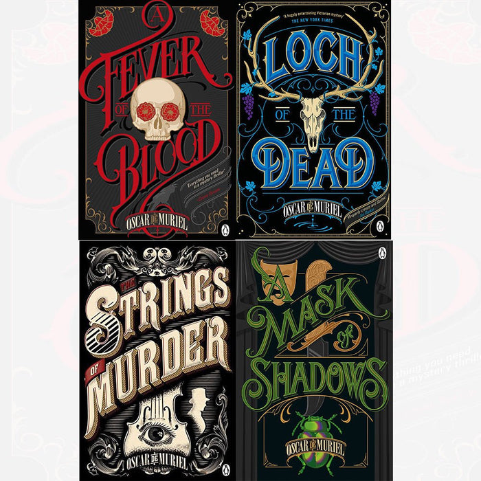 Victorian mystery series oscar de muriel 4 books collection set - The Book Bundle