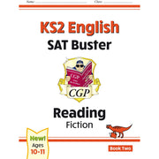 CGP New KS2 English Reading SAT Buster Fiction, Non-Fiction, Poetry, Answer Book 4 Books Collection Set - The Book Bundle