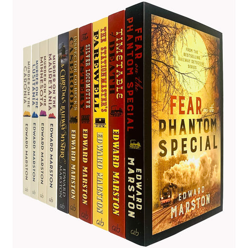 Edward Marston Railway Detective Series & Ocean Liner Mysteries 10 Books Collection Set - The Book Bundle