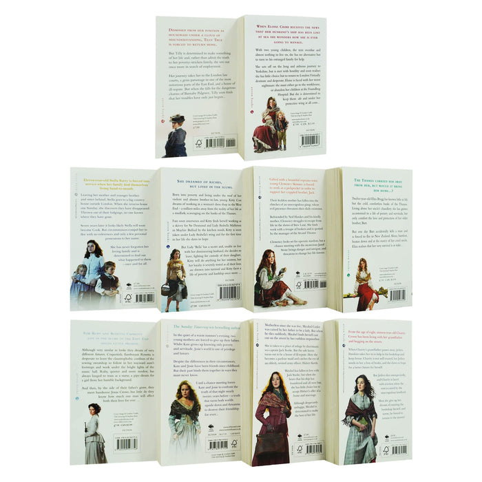 Dilly Court Collection 10 Books Set (Tilly True, A Mother's Courage, A Loving Family, Mermaids Singing, Cockney Sparrow, Best of Sisters, Dollmaker's Daughters, Lady's Maid, Orphan's Dream & Beggar Maid) - The Book Bundle