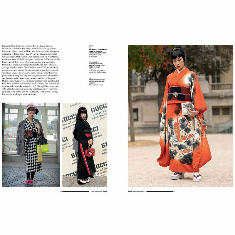Hardcover book titled "Kyoto to Catwalk" by Anna Jackson, published by V & A Publications, featuring a Japanese-inspired design.