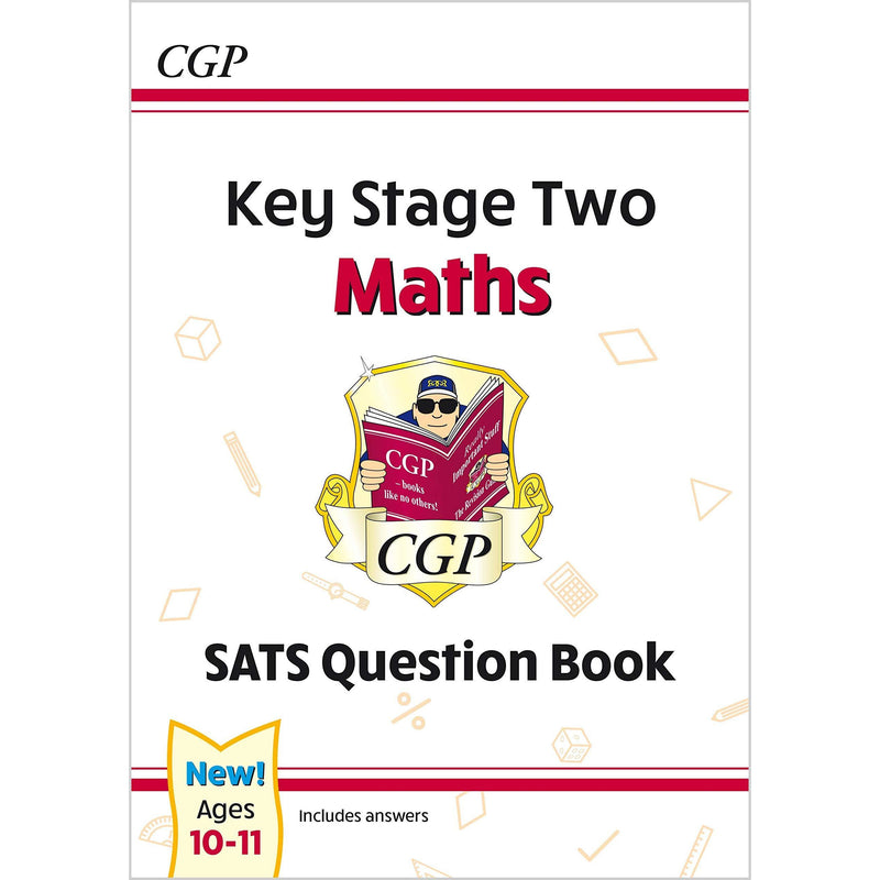 CGP KS2 Maths Targeted SATS Question Book Standard Level, Advanced Level, Stretch Ages 10-11 Collection 4 Books Set - The Book Bundle