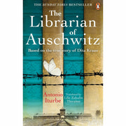 Three-book collection set featuring "The Tattooist of Auschwitz," "The Librarian of Auschwitz" fiction titles by Zaffre, Ebury Press, and Seven Dials.