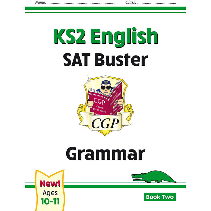 CGP New KS2 English SAT Buster Grammar Book, Punctuation Book, Spelling Book, Grammar, Punctuation & Spelling Answer Book 4 Books Collection Set - The Book Bundle