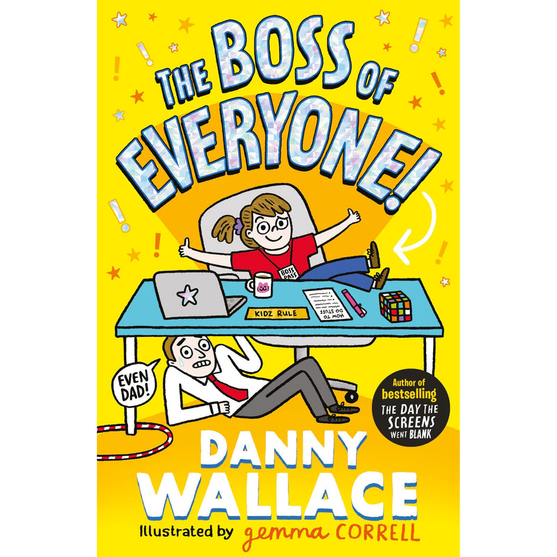Danny Wallace Collection 3 Books Set Day Screens Went Blank, Boss of Everyone, The Luckiest Kid in the World - The Book Bundle