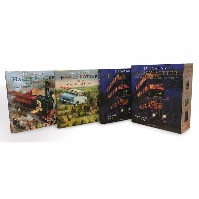 Harry Potter - The Illustrated Collection: Three magical classics - The Book Bundle