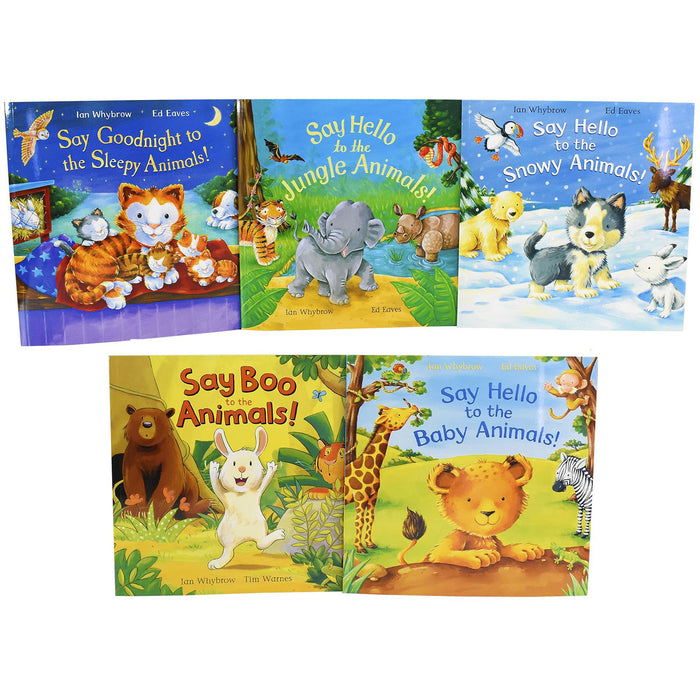 Say Hello To The Animals 5 Books Collection Set By Ian | Whybrow Say Hello to the Snowy - The Book Bundle