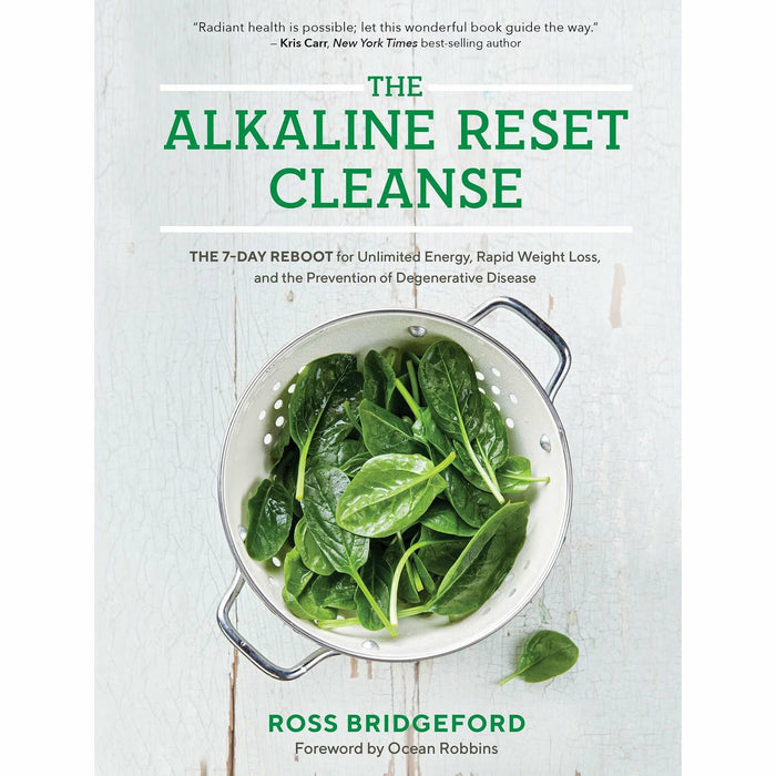 Alkaline cookbook [hardcover], alkaline reset cleanse [hardcover], ketogenic green smoothies, keto crock pot cookbook collection 4 books set - The Book Bundle