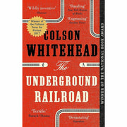 Three paperback books by Colson Whitehead: The Nickel Boys, The Underground Railroad, and The Colossus of New York, in a collection set.