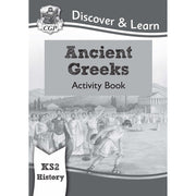 Cgp ks2 history discover and learn 3 books collection set (Ancient Egyptians, Romans in Britain, Ancient Greeks Activity book) - The Book Bundle