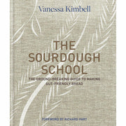 Set of two sourdough bread books by Richard Bertinet and Vanessa Kimbell, featuring recipes and techniques from The Sourdough School.