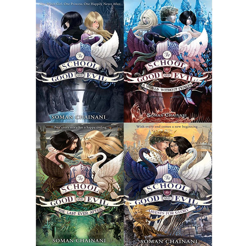 Soman chainani school for good and evil series 4 books collection set - The Book Bundle