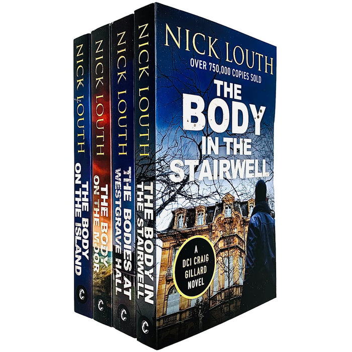 Nick Louth DCI Craig Gillard Crime Thrillers 4 Books Collection Set (The Body in the) - The Book Bundle