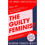 Set of three non-fiction books by Deborah Frances-White and Dr. Jennifer Gunter, including The Guilty Feminist, The Vagina Bible, and Period.