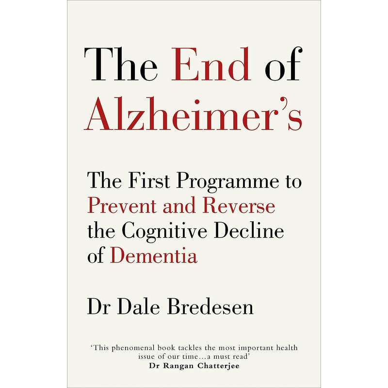 Collection of three nonfiction paperback books by Dr. Dale Bredesen, Dr. Lisa Mosconi, and David Eagleman on brain health and Alzheimer's.