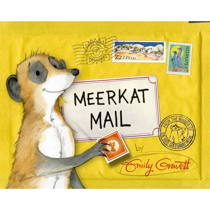 Emily Gravett Collection 5 Books Set (Meerkat Mail, Tidy, Again, Cyril and Pat, Bear and Hare Mine [Board book]) - The Book Bundle