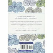 Emma Farrarons Boxtree mindfulness coloring book featuring intricate anti-stress art therapy designs on paperback pages.