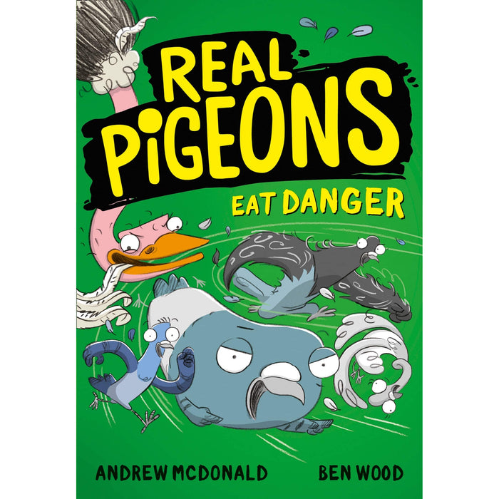 Real Pigeons series 3 Books Collection Set By Andrew McDonald (Real Pigeons Fight Crime, Real Pigeons Eat Danger & Real Pigeons Nest Hard) - The Book Bundle