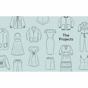 Hardcover book titled "The Great British Sewing Bee: Sustainable Style Sewing Projects" by Caroline Akselson and Alexandra Bruce.