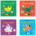 Little Learner's Slide and Seek Series 4 Books Collection Set By Sophie Ledesma(Hop,Hop!, Stomp,Stomp!, Splish,Splash! & Cheep,Cheep!) - The Book Bundle