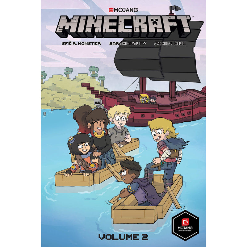 Minecraft Graphic Novel Volume 1-3 Books Collection Set By Sfe R Monster, Sarah Graley - The Book Bundle