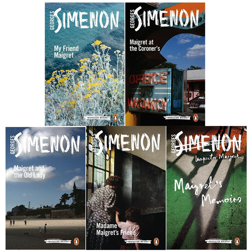inspector maigret series 7 :31 to 35 books collection set by georges simenon (my friend maigret, maigret at the coroner's) - The Book Bundle