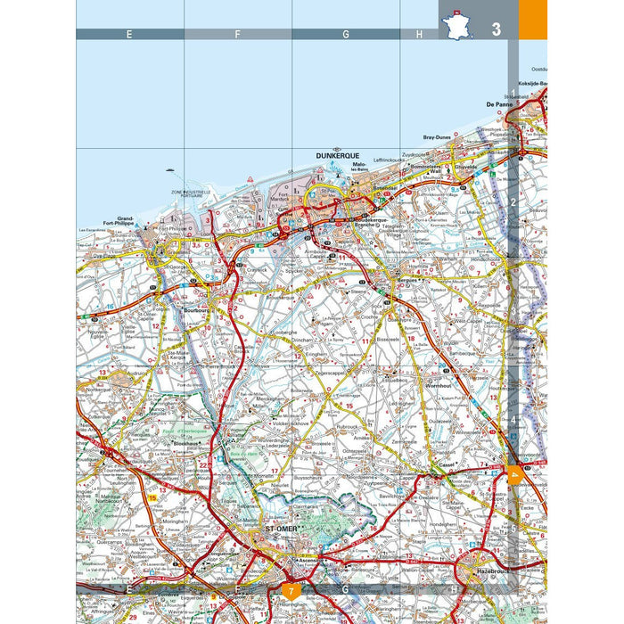 Philip's Navigator Road Atlas France: (Spiral binding) - The Book Bundle
