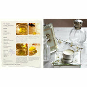 Hardcover book titled "Perfume: The Art and Craft of Fragrance" by Karen Gilbert, featuring a cover with perfume bottles and floral designs.