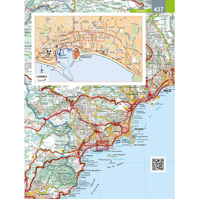 Philip's Navigator Road Atlas France: (Spiral binding) - The Book Bundle