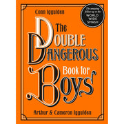 Two hardcover books from the Dangerous Book for Boys collection by Conn Iggulden, featuring non-fiction content on adventure and skills.