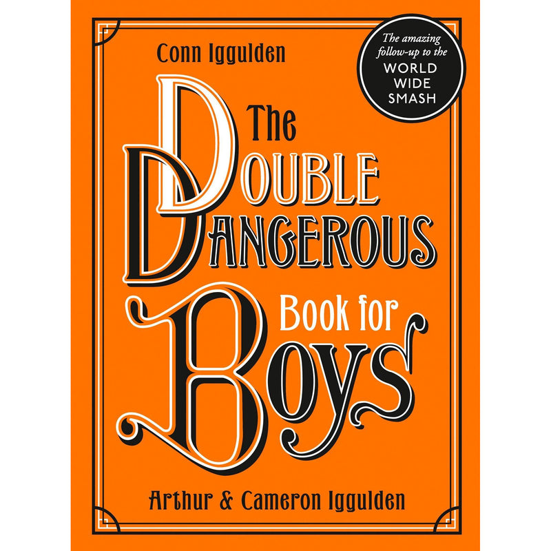 Two hardcover books from the Dangerous Book for Boys collection by Conn Iggulden, featuring non-fiction content on adventure and skills.