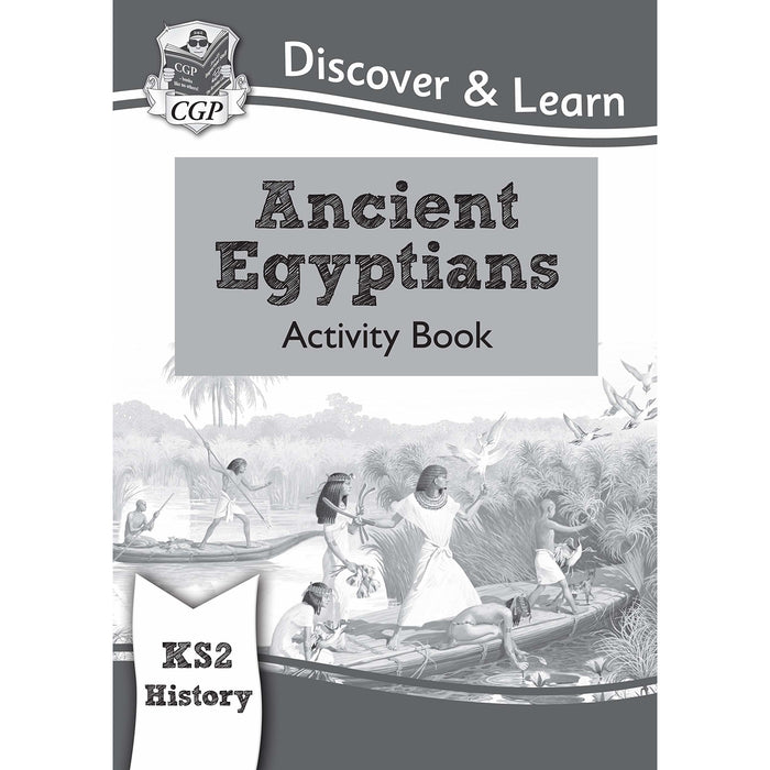 Cgp ks2 history discover and learn 3 books collection set (Ancient Egyptians, Romans in Britain, Ancient Greeks Activity book) - The Book Bundle