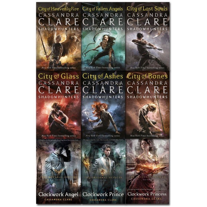 Cassandra Clare Mortal Instruments & Infernal Devices Collection 9