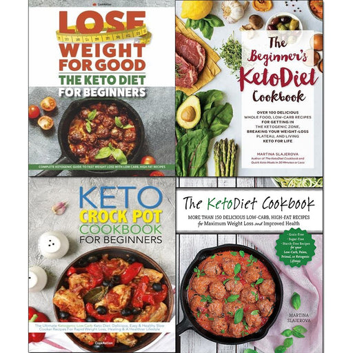 Beginner's ketodiet cookbook,crock pot and keto diet for beginners 4 books collection set - The Book Bundle