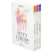 A set of three paperback fiction books from Apley Towers collection by Myra King, including Restless Warrior, Bringing Out the Best, and Good Enough.