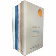 Four hardcover books from Sarah Knight's "The Life-Changing Magic of Not Giving a F*ck" collection by Quercus, featuring colorful cover designs.