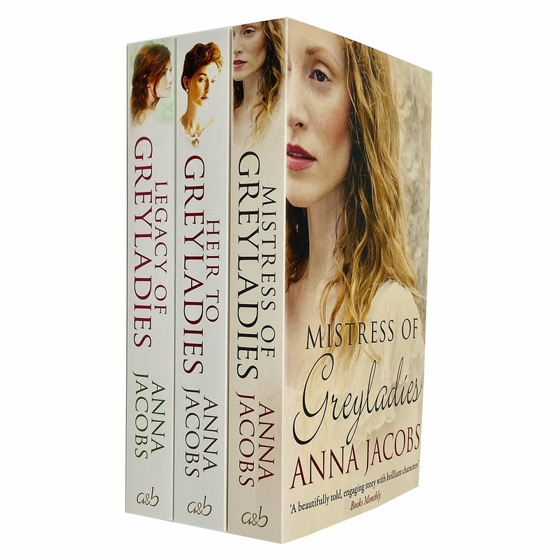 Anna Jacobs Collection Greyladies Series 3 Books Set (Legacy of Greyladies, Mistress of Greyladies, Heir to Greyladies) - The Book Bundle
