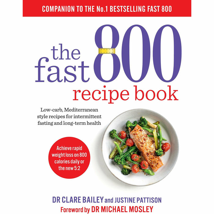 Fast 800 Recipe Book, The Fast 800, Nom Nom Fast 800 Cookbook, Paleo Nom Nom Fast 800 Cookbook 4 Books Collection Set - The Book Bundle