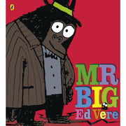 Set of six Ed Vere Puffin paperback books featuring Grumpy Frog, How to Be a Lion, Mr Big, and more from the fiction collection.