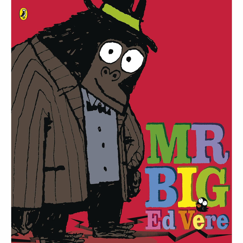 Set of six Ed Vere Puffin paperback books featuring Grumpy Frog, How to Be a Lion, Mr Big, and more from the fiction collection.