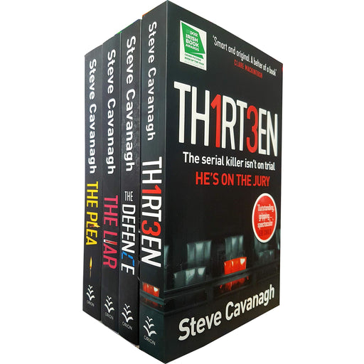 Eddie Flynn Series 4 Books Set Collection By Steve Cavanagh, Thirteen, The Plea - The Book Bundle