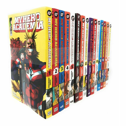 My Hero Academia Series(Vol 1-15) Collection 15 Books Set By Kohei Horikoshi - The Book Bundle