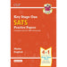KS1 Maths and English SATS Practice Papers Pack (1-2) Collection 2 Books Set (for the 2020 tests) - The Book Bundle