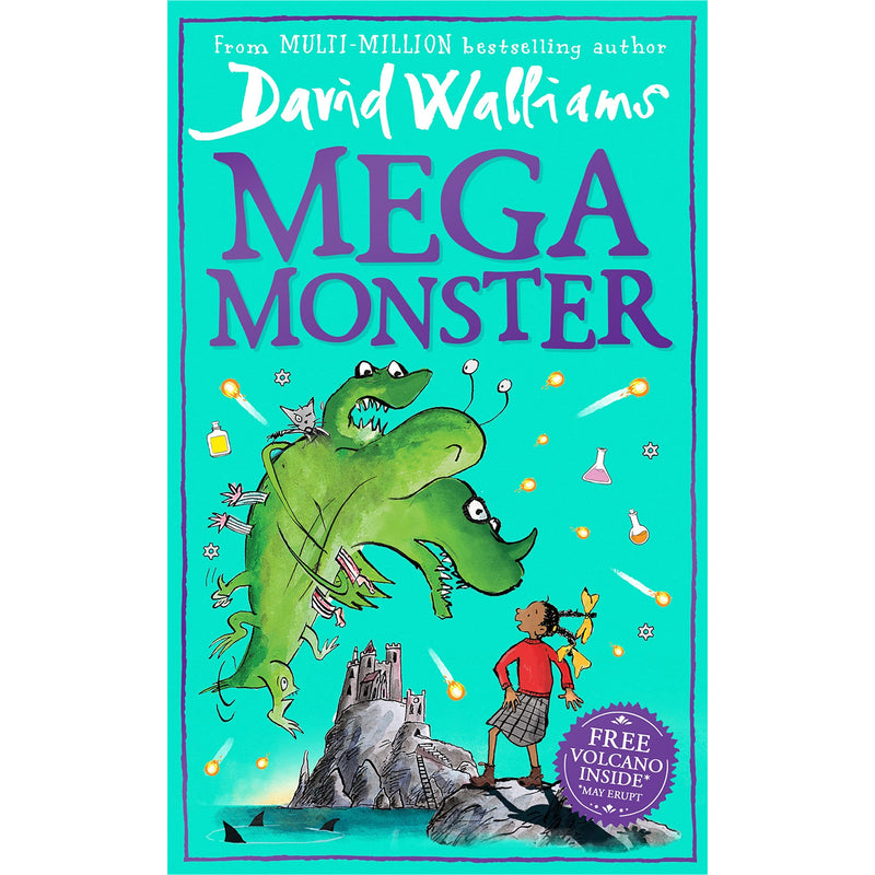 David Walliams Collection 3 Books Set (Megamonster [Hardcover], Code Name Bananas, Slime) - The Book Bundle