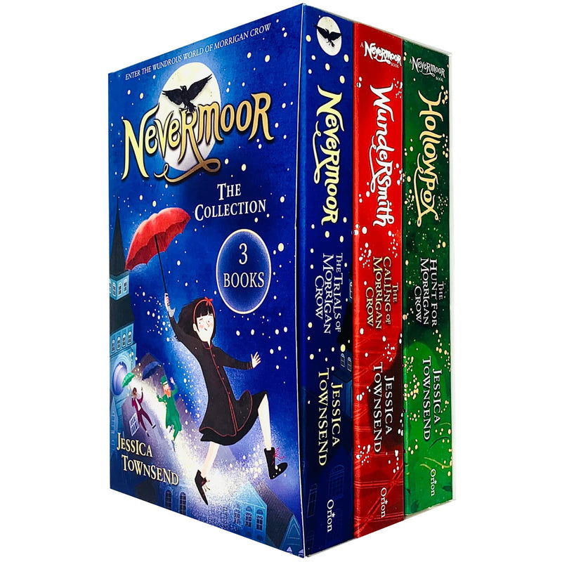 Morrigan Crow Series 3 Books Collection Set (Nevermoor, Wundersmith, Hollowpox) - The Book Bundle