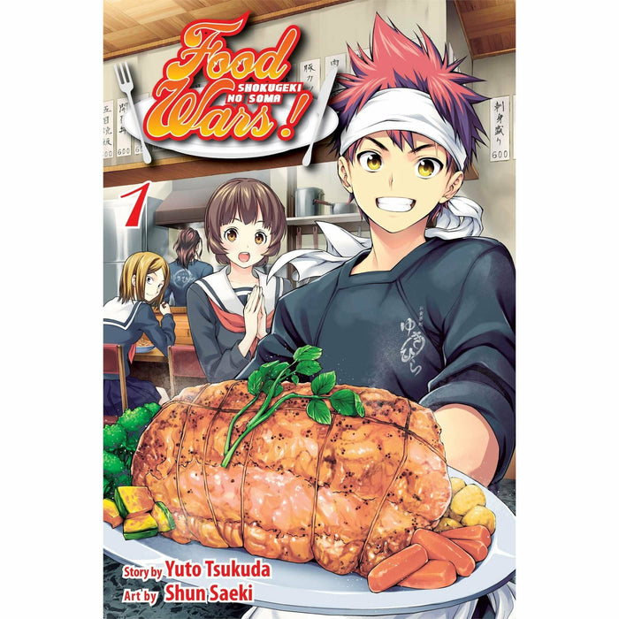 Food wars shokugeki no soma gn series 1 :5 Books Collection Set - The Book Bundle