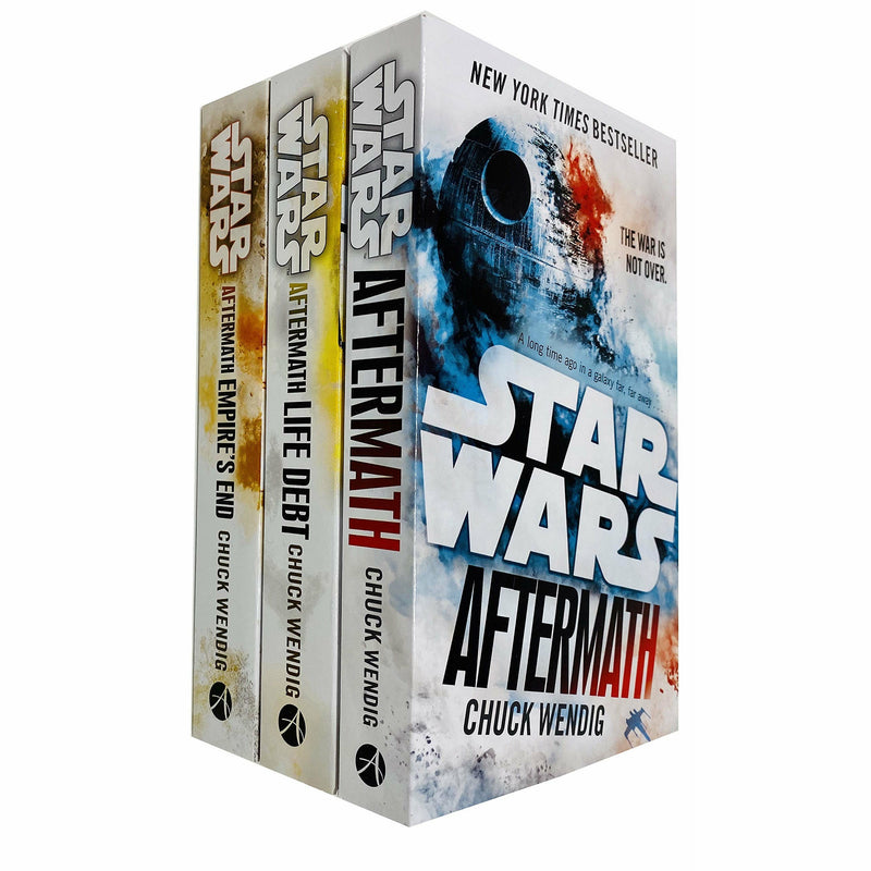 Star Wars: Aftermath Trilogy Series 3 Books Collection Set by Chuck Wendig (Aftermath, Life Debt & Empire's End) - The Book Bundle