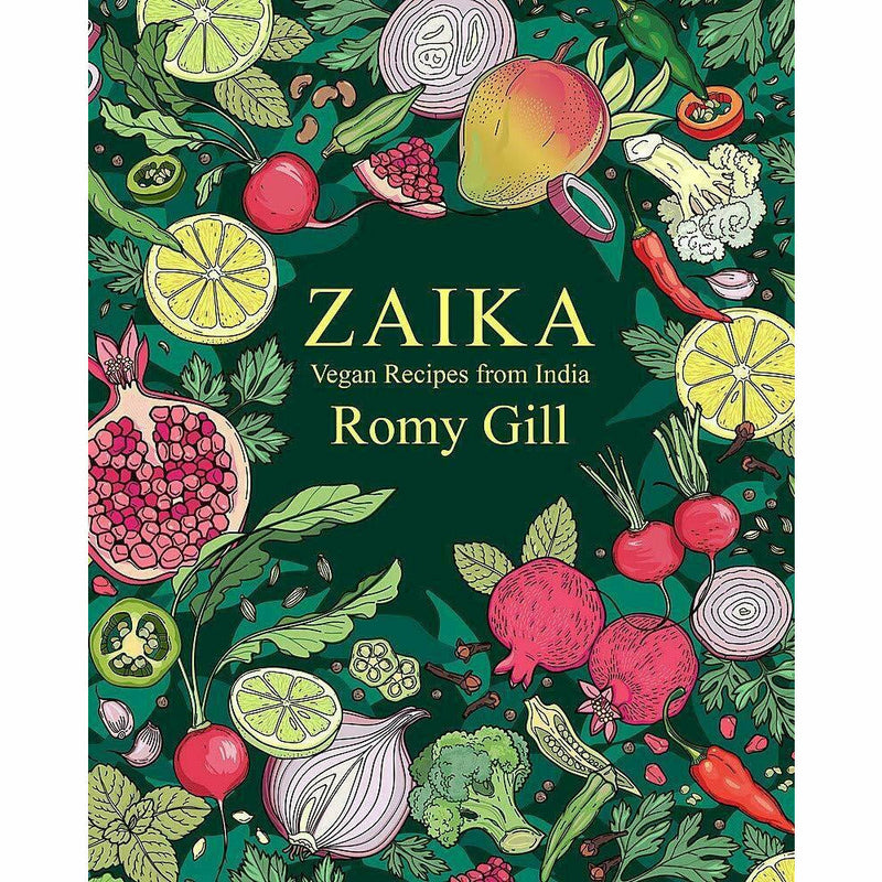 Set of four non-fiction books including "Lose Weight For Good" by Romy Gill, with cookbooks and health guides from Zaika and Iota.