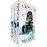 Brandon Sanderson Mistborn Novel Series 3 Books Collection Set (Shadows of Self, The Alloy of Law, The Bands of Mourning) - The Book Bundle