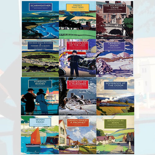 British Library Crime Classics Series 7 and 8 Collection 12 Books Set - The Book Bundle